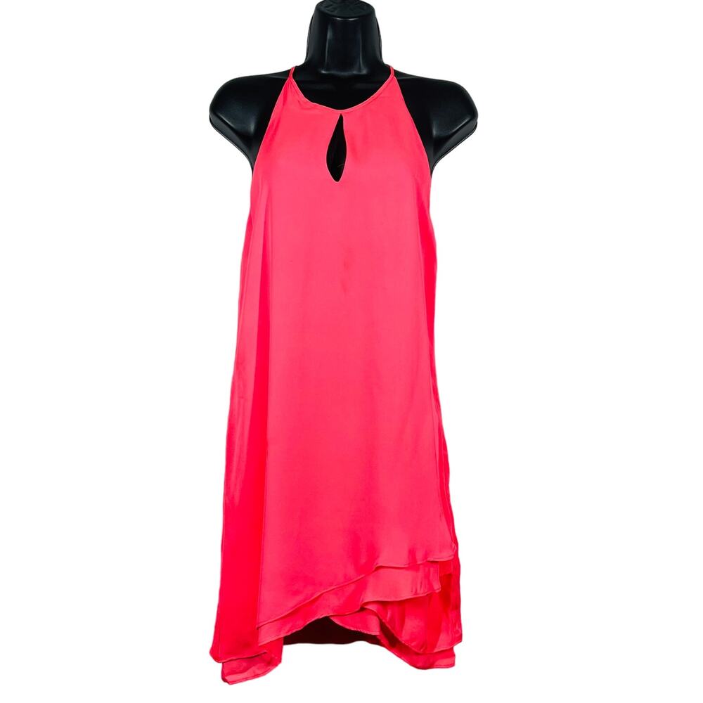 NEW! Parker Priscilla Dress Barbie Pink Halter Sleeveless - XS